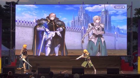 Fategrand Order Cosplay Action Performance Stage Gawain And Bedivere
