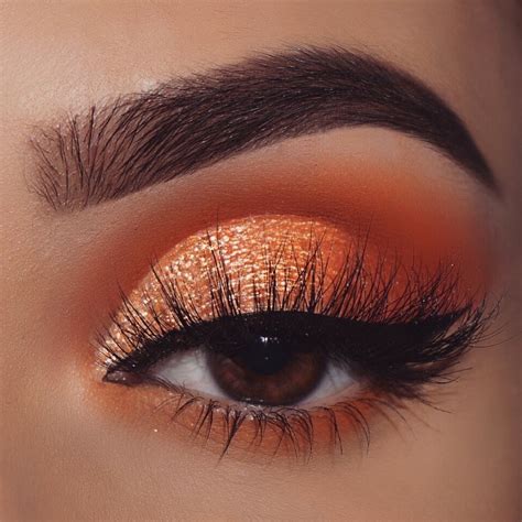 Orange Makeup Looks On Dark Skin Beautiful Orange Makeup Looks Trend Fashion