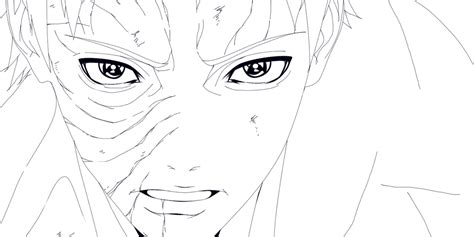 Obito Lineart By Iawessome On Deviantart
