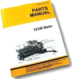 Heavy Equipment Manuals Books Parts Manual For John Deere T Ws