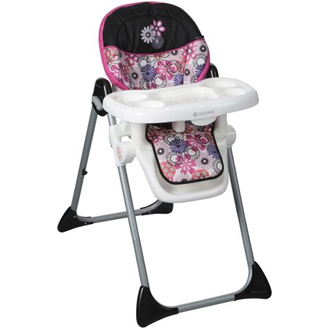 House your baby safely during meal time for just a few years. Baby Trend Sit-Right Adjustable High Chair, Floral Garden ...