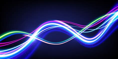 Slow Shutter Light Waves Design 698757 Vector Art At Vecteezy