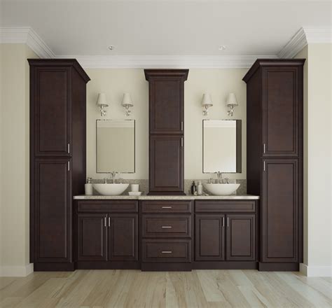Regency Espresso Ready To Assemble Bathroom Vanities And Cabinets