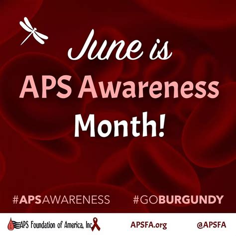 June Is Aps Awareness Month We Will Be Bringing You Graphics Each