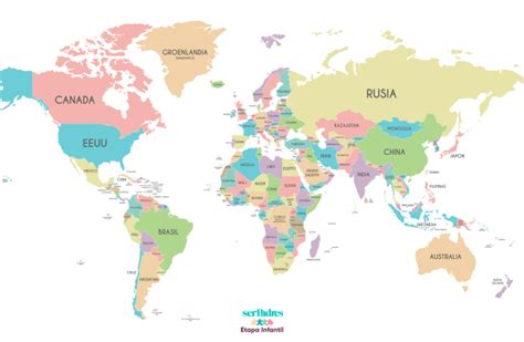 Mapamundi 7 Mapas Del Mundo Para Descargar E Imprimir