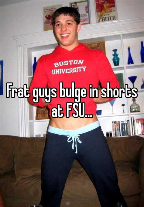 frat guys bulge in shorts at fsu