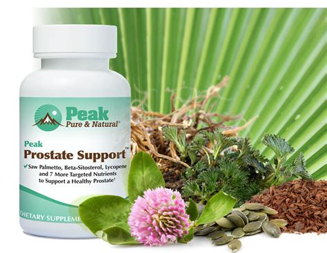 peak prostate support™ supplement peak pure and natural