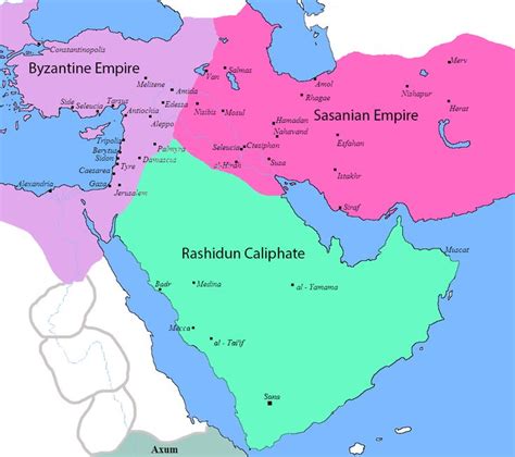 Maps On The Web Sassanid Rashidun Caliphate Caliphate