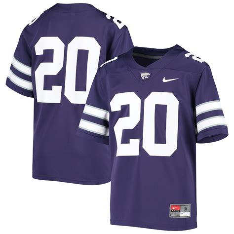 Youth Nike 20 Purple Kansas State Wildcats Untouchable Football Jersey