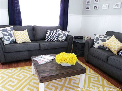 Yellow And Gray Living Room For Navy Blue Grey Black Grey And Yellow