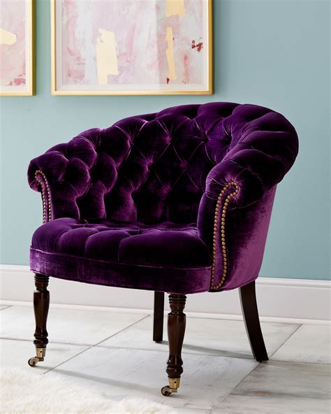 Haute House Purple Sausalito Chair Neiman Marcus