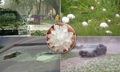 Video Shows Baseball Sized Hail Cause 500 Million Worth Of Damage In