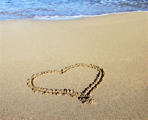 Heart In Sand Beach Weddings In New Smyrna Beach Fl
