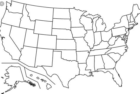 Usa States And Capitals Diagram Quizlet