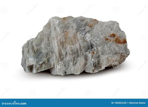 Marble Rock On A White Background Stock Photo Image Of Argillaceous