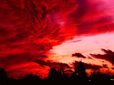 Red Clouds By Sandyle85 On Deviantart