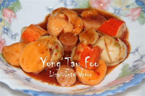 Their served with 2 kind, fried and with boiled soup! INTAI DAPUR: Yong Tau Foo Sedap....