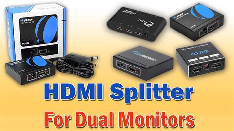 If i connect two pcs to this monitor directly and if both the pcs are switched on. Best HDMI Splitter For Dual Monitors September 2020