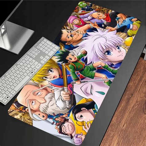 Hunter X Hunter Killua Zoldyck Led Mouse Pad Gaming Setup Accessories