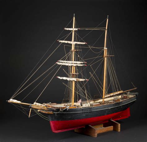 Three Old Sailing Ship Models
