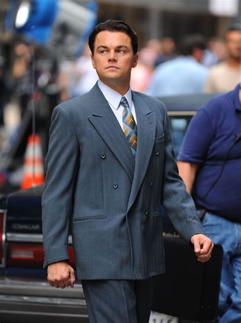 Leonardo Dicaprio Suits Up On The Wolf Of Wall Street Set Imágenes Retro Peliculas Retro