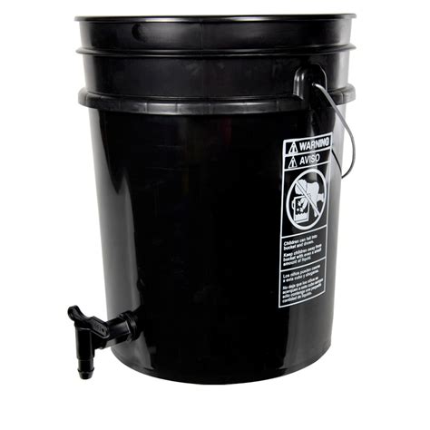 Premium Black 5 Gallon Tamco Modified Bucket With Spigot Us