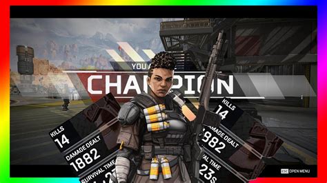 Insane 14 Kill Win Apex Legends Youtube