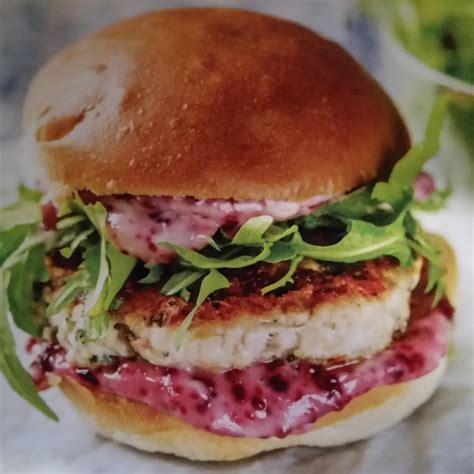 Cranberry Turkey Burgers