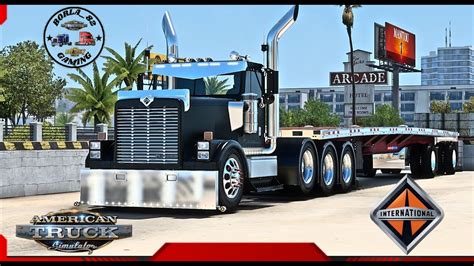 Carga En Flatbed Custom International By Kishadowalker American Truck Simulator Envivo