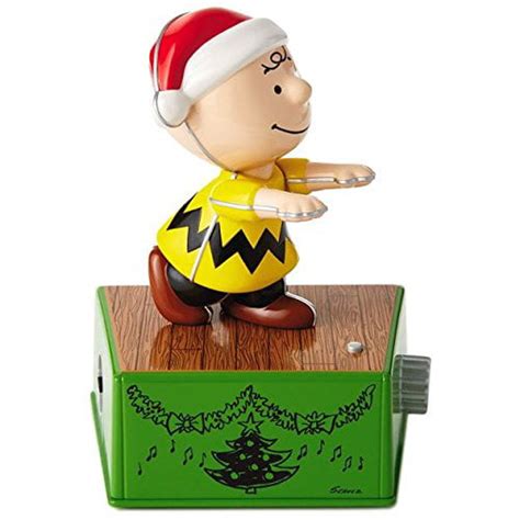 Peanuts Charlie Brown Christmas Dance Party Figurine With Music And