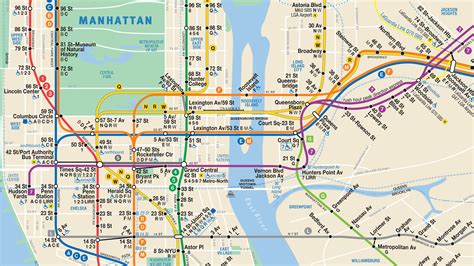 The New York City Subway Map As Youve Never Seen It Before The New