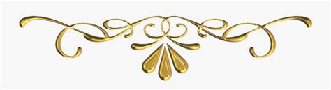 Picture Gold Swirl Border Png Free Transparent Clipart Clipartkey