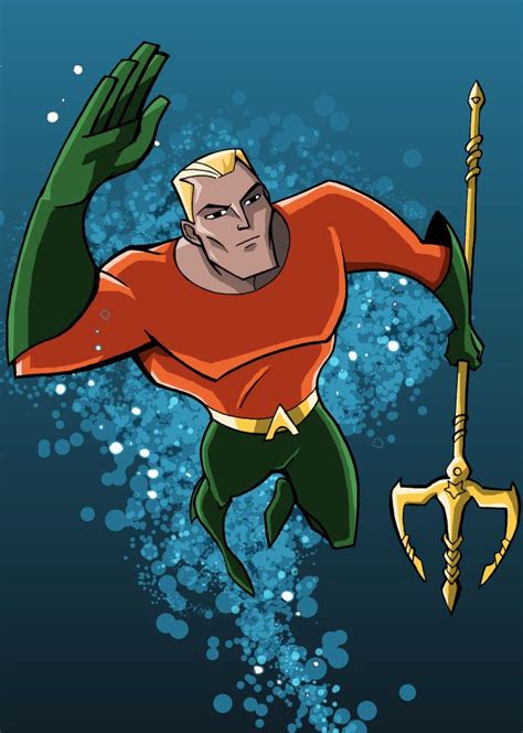 Aquaman Dcau Style By Lucianovecchio On Deviantart Dc Comics