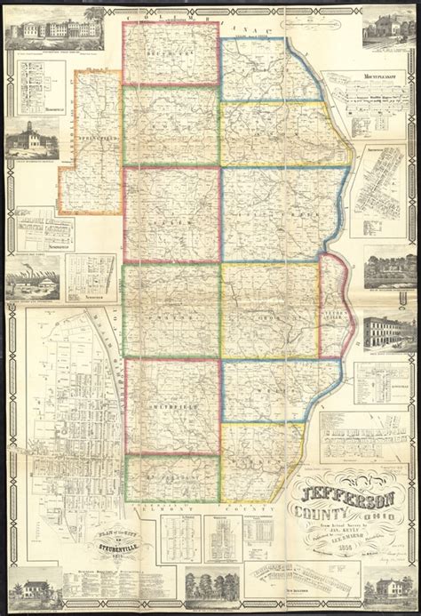 Map Of Jefferson County Ohio Norman B Leventhal Map And Education Center