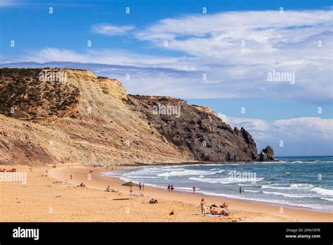 Praia Da Luz Beach In The Algarve Stock Photo Alamy