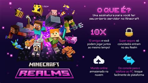 Xboxbr On Twitter Já Conhece O Minecraft Realms Faça Sua Assinatura