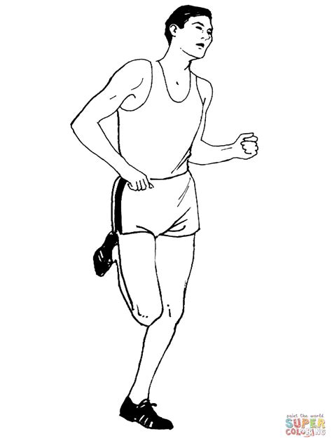 Long Distance Running Coloring Online Super Coloring
