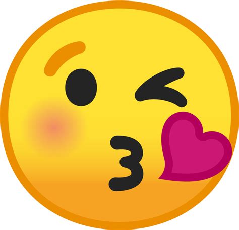 Download Emogis Png Kissy Face Emoji Android Kiss Emoji Clipartkey