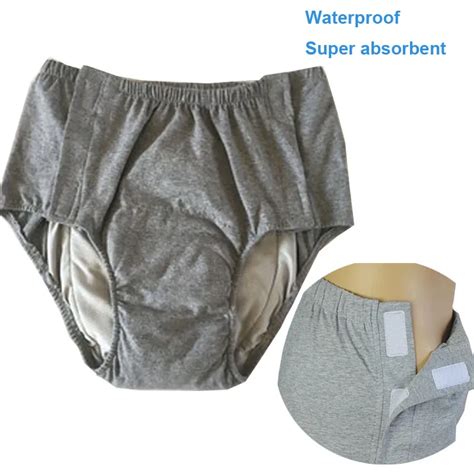 adult cloth diaper nappy incontinence cover waterproof reusable washable elderly people