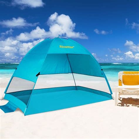 Beach Tents Beach Umbrella Outdoor Sun Shelter Cabana Pop Up Uv50 Sun