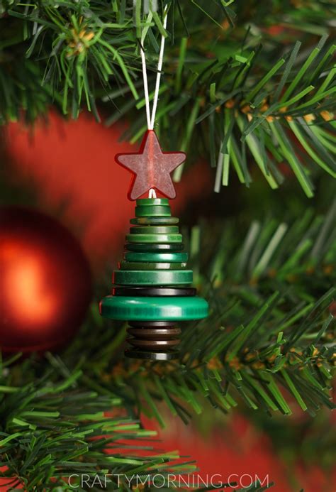 Fun Play And Learn How To Make A Button Christmas Tree Stack Ornament