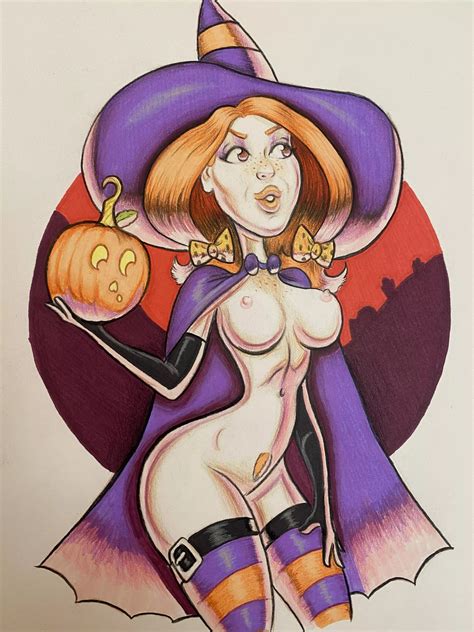 Ginger Witch Oc Color Pencils And Stuff Nudes Pinupstyle NUDE
