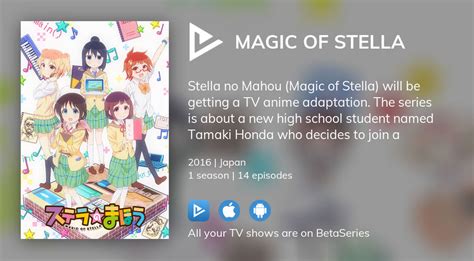 Where To Watch Magic Of Stella Tv Series Streaming Online