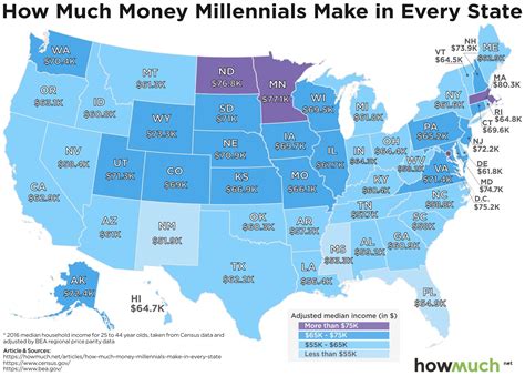 Mapping the Best (and Worst) Places for Millennials to Make a Living