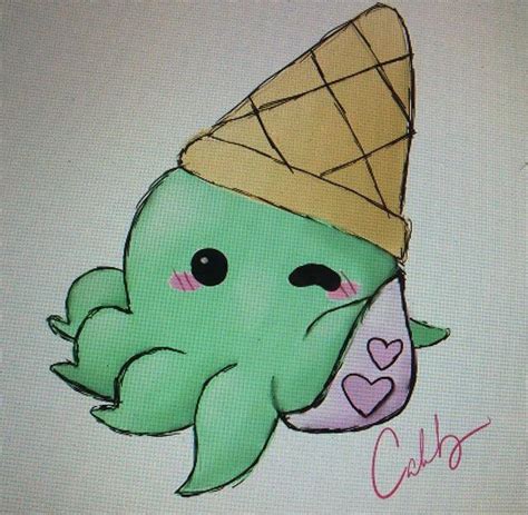 Jun 24, 2020 · then draw two curves at the gap, and then draw two small ovals as the eyes. Kawaii Octopus by StraightJacketElite on DeviantArt