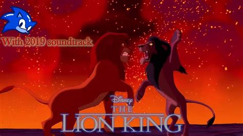 The Lion King Battle For Pride Rock With 2019 Soundtrack Youtube