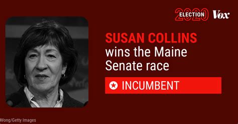 Susan Collins Wins Maine Senate Race Defeating Sara Gideon Vox