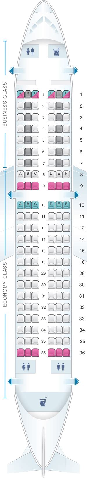 Seat Map Swiss Airbus A319 112 Seatmaestro