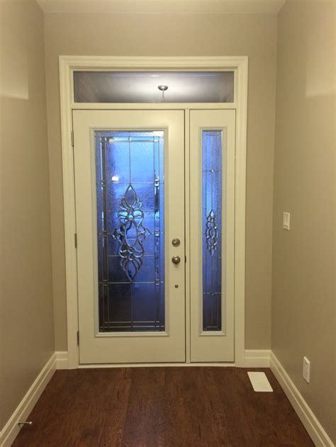Jeffduimeringbuild Front Door With Single Side Light And Transom
