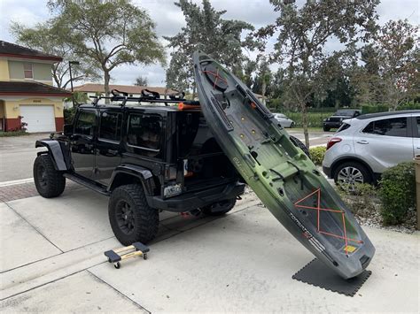 Carrying Kayaks With This Roof Rack Jeep Wrangler Forum